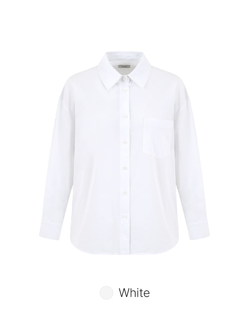 Comfort Fresh Oversized Long Sleeve Shirt