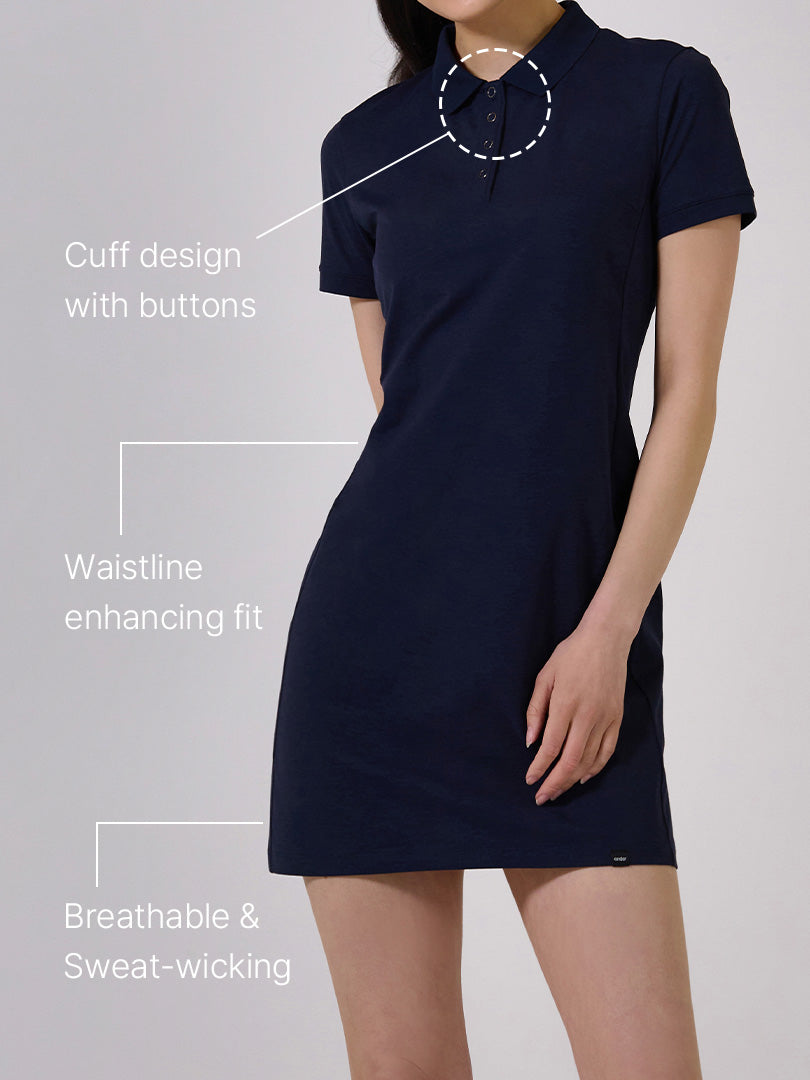 Airy Fit Polo Dress