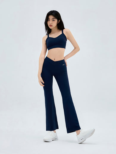 Airywin Pinstripe Flare Leggings (Short)