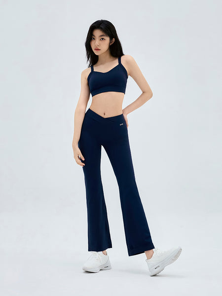 airywin Pinstripe Flare Leggings (Short)