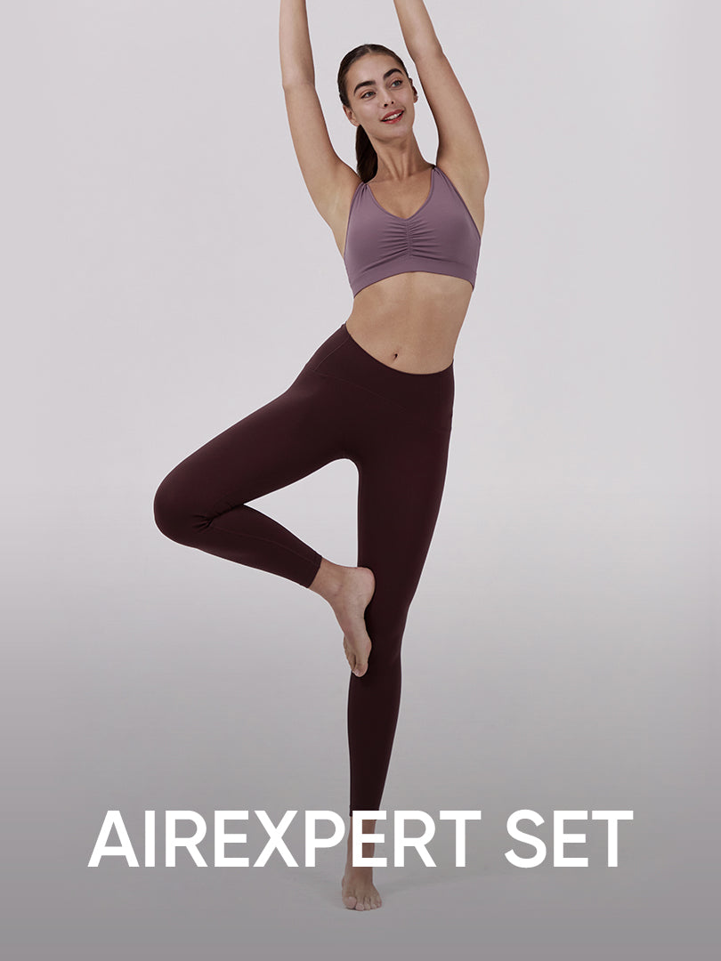 Airexpert Ruched Bra & Leggings