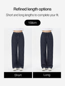 Ice airdenim Elastic Waist Wide Jeans