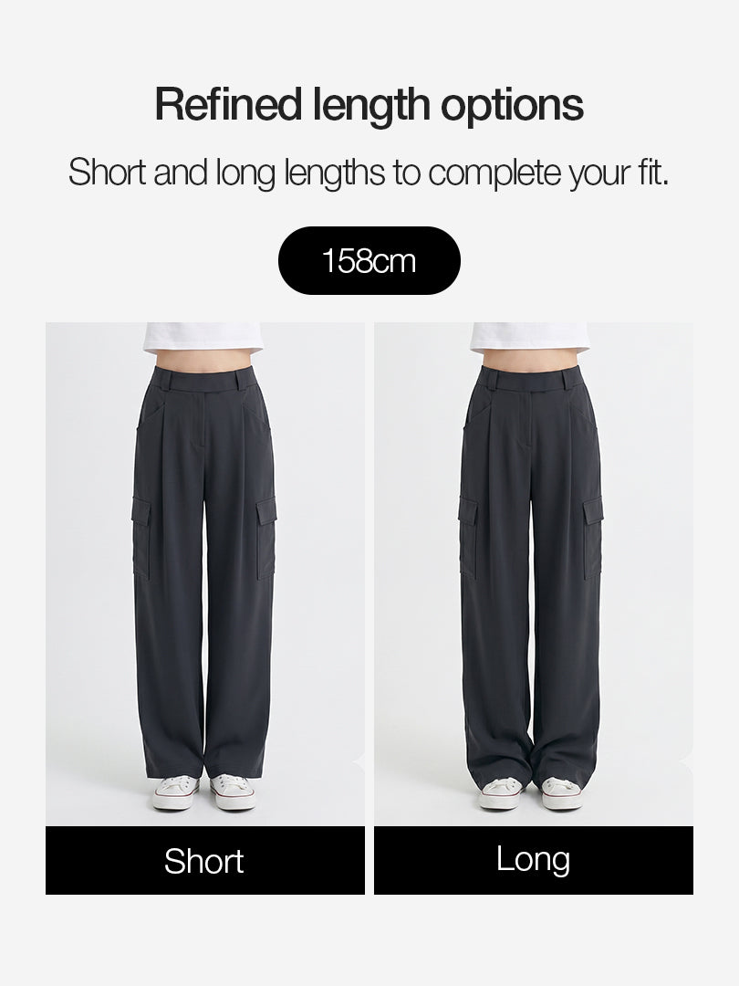 [2 SET] drycloud 2 Way Cargo Pants (Long / Short)
