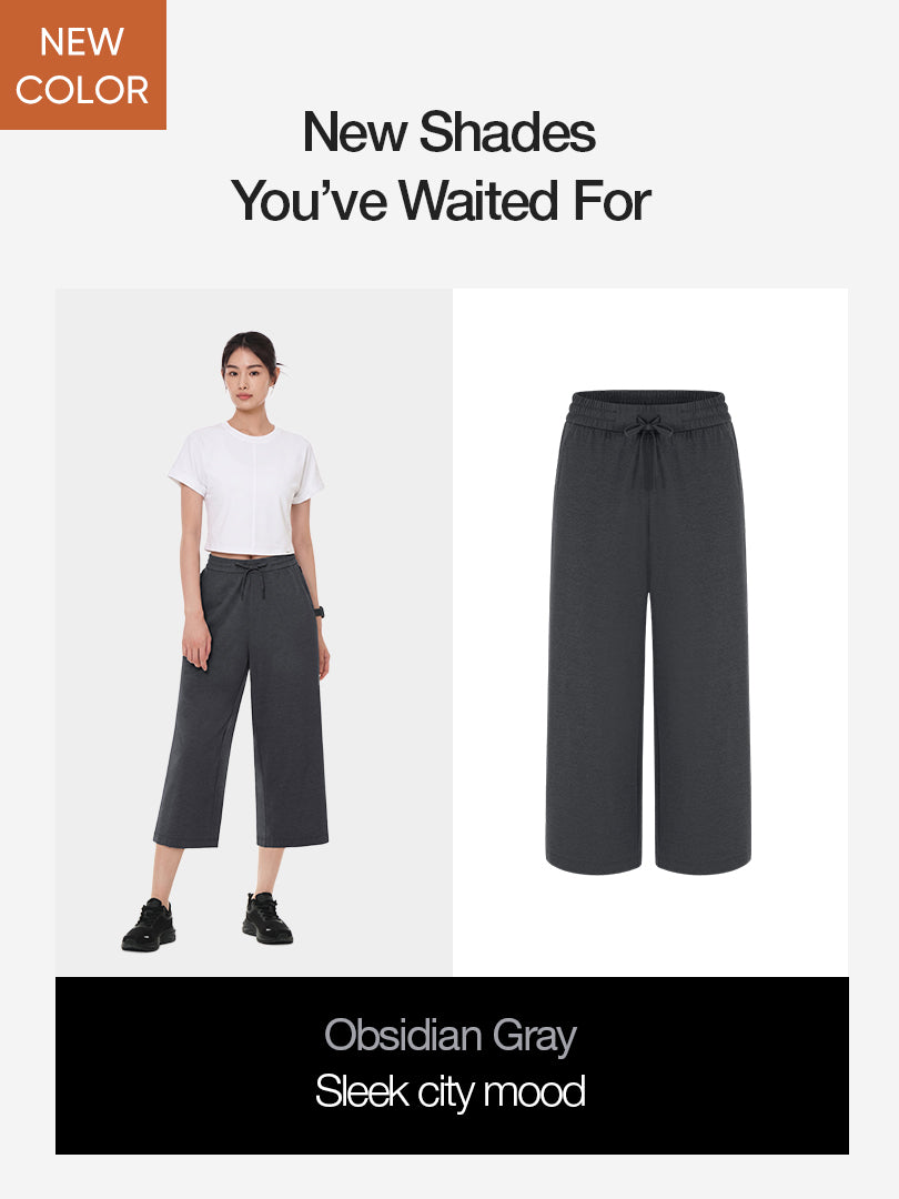 [2 SET] airyfit Wide Cropped Pants
