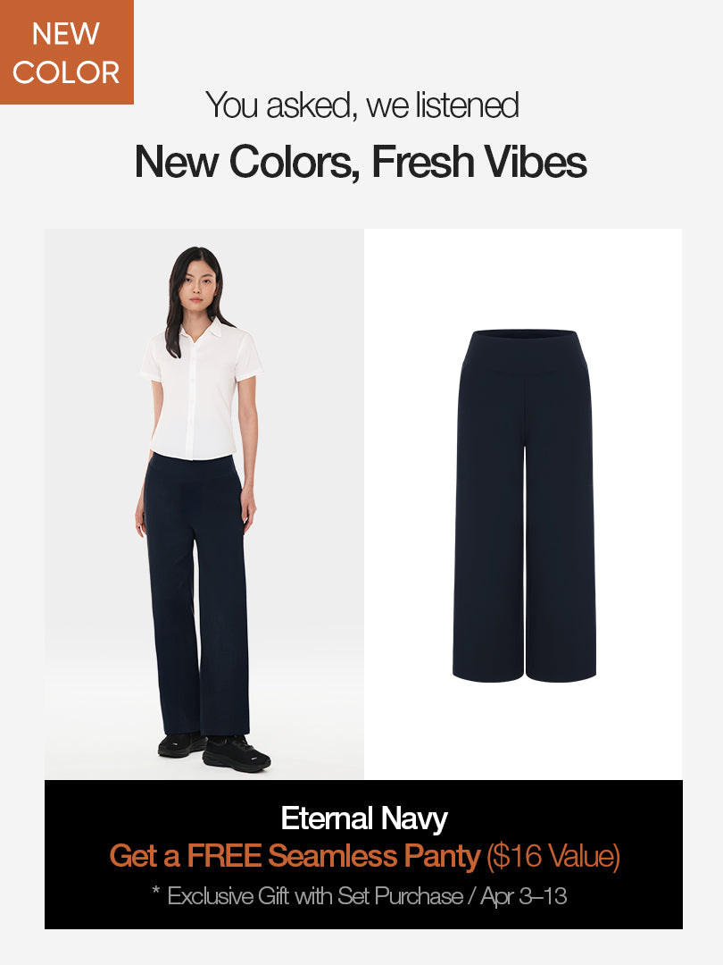 [2 SET] airywin Wide Pants