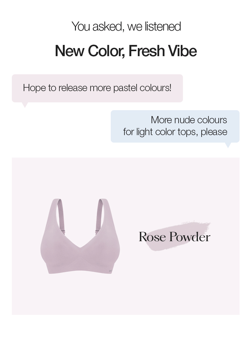 All-Day Fit Bra (Hook & No-hook / Built-In Pads)
