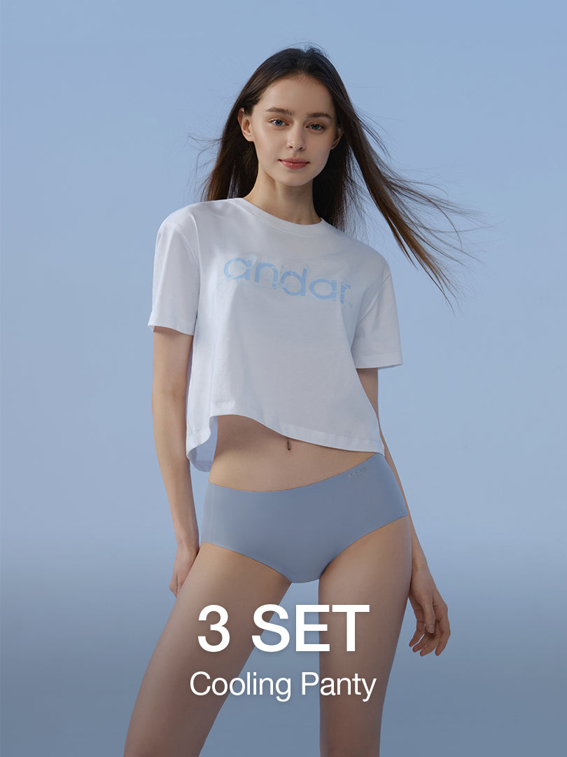 [3 SET] All-Day Fit Cooling Panty