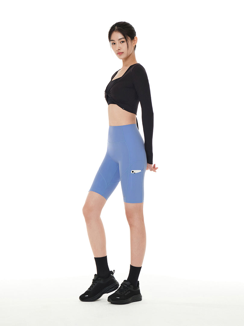 airywin Pocket Biker Shorts (Knee Length)