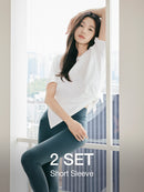 [2 SET] airyfit Oversized Fit Short Sleeve