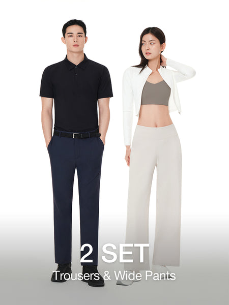[2 SET] Men's Airst Ice Trousers & Airywin Wide Pants