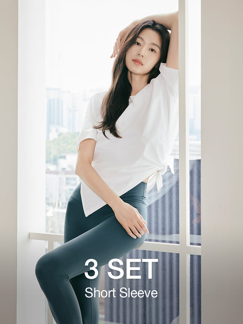 [3 SET] airyfit Oversized Fit Short Sleeve