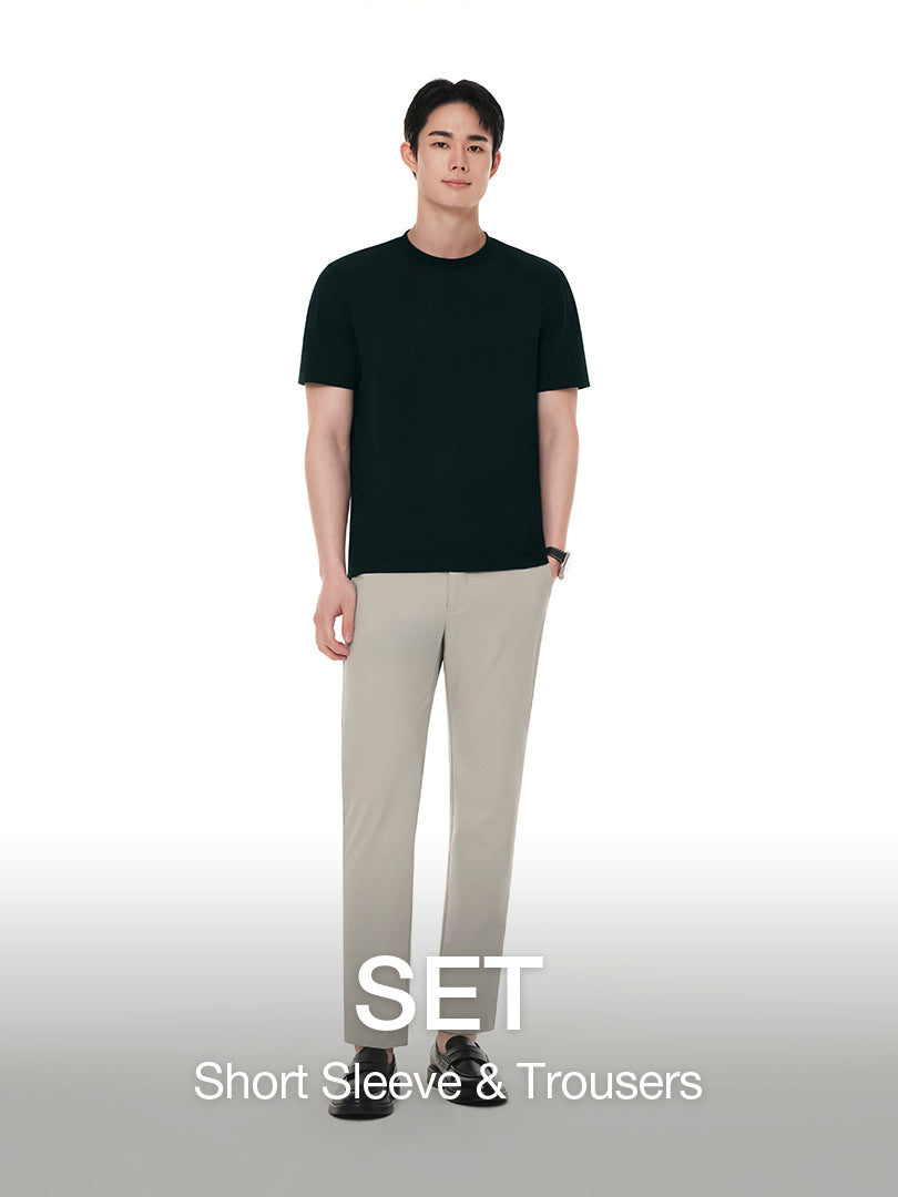 [SET] Men's Airy Fit Short Sleeve &  Pants
