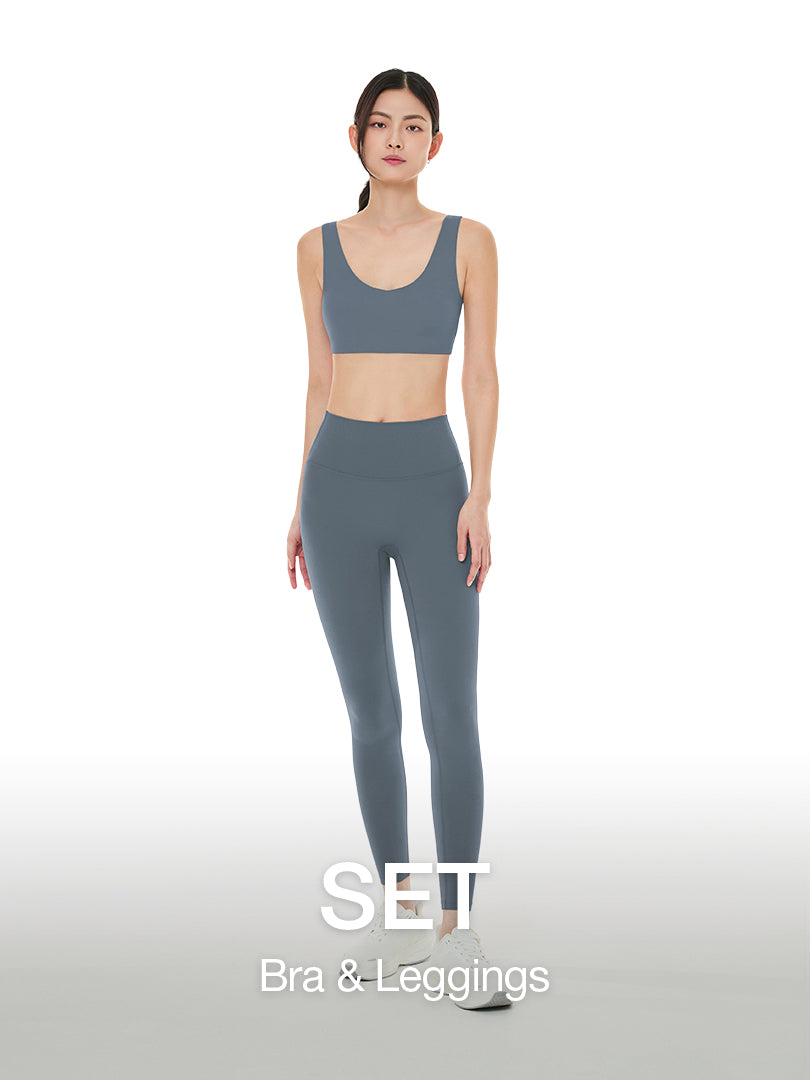 [SET] airywin Leggings & All Day Bra