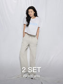 [2 SET] airyfit Wide Pants