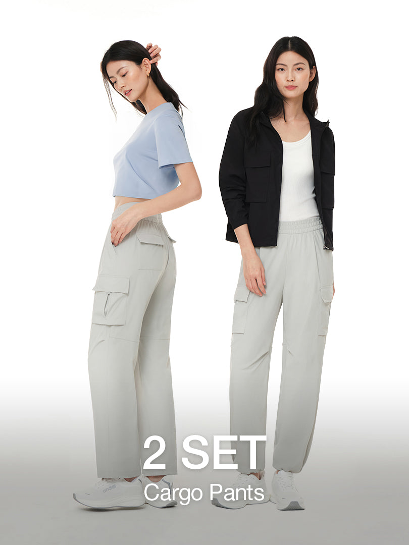 [2 SET] Airst 2 Way Cargo Pants
