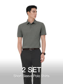 [2 SET] Men's airyfit Short Sleeve Polo Shirt