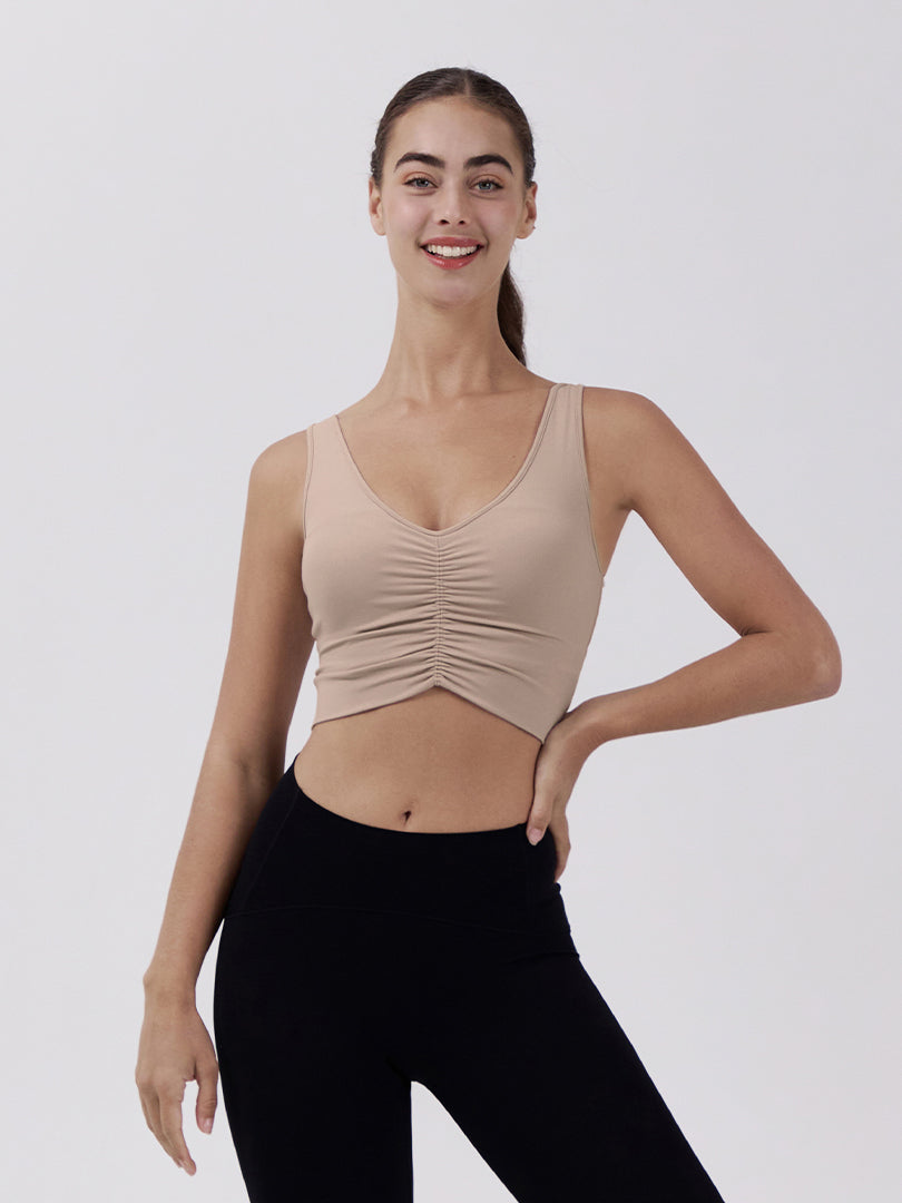 Airexpert Ruched Longline Bra