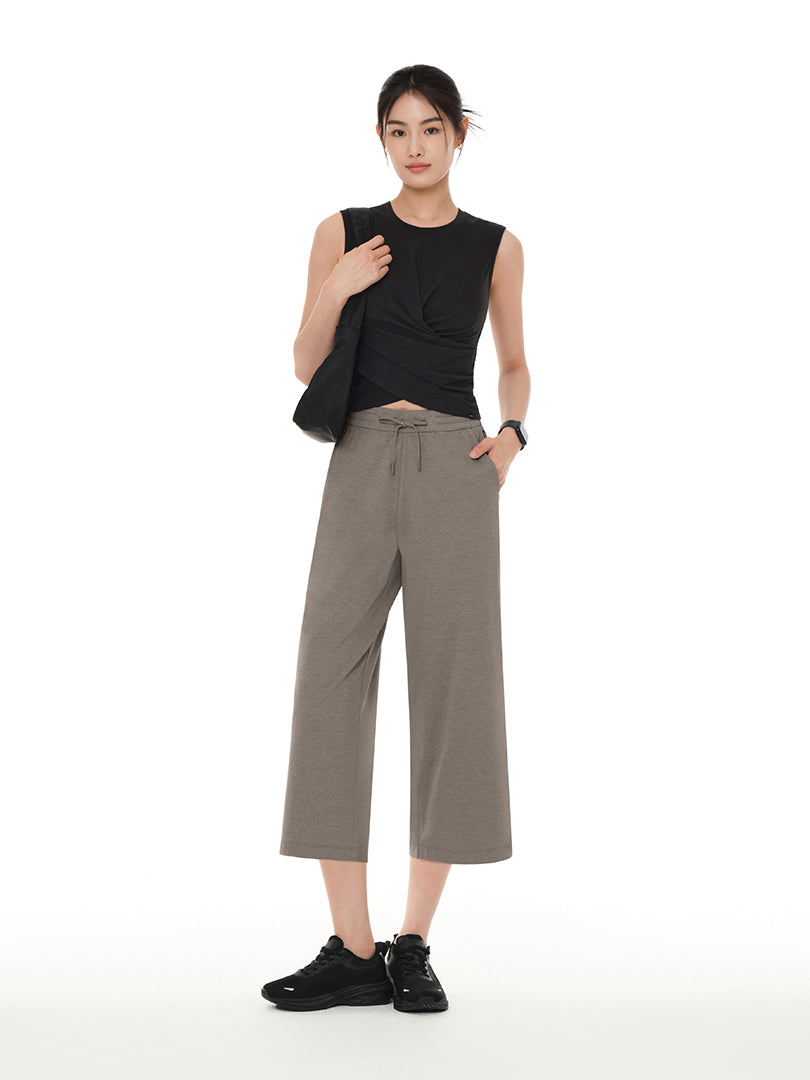 Airy Fit Wide Cropped Pants
