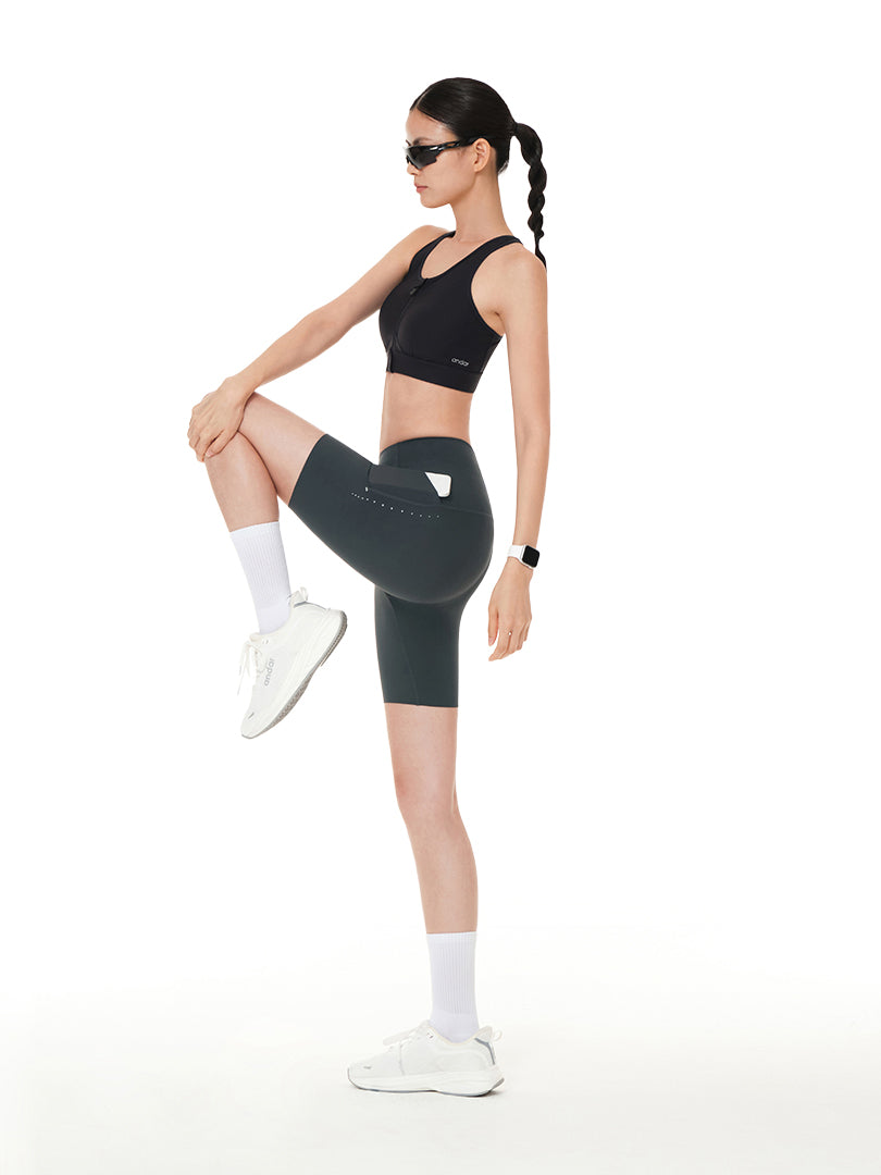 Running Biker Shorts with Pockets