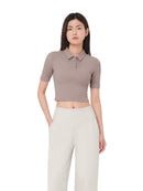 softension Cropped Polo Shirt