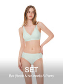 [SET] NEW All-Day Fit Cooling Bra (Hook & No - Hook) & Panty