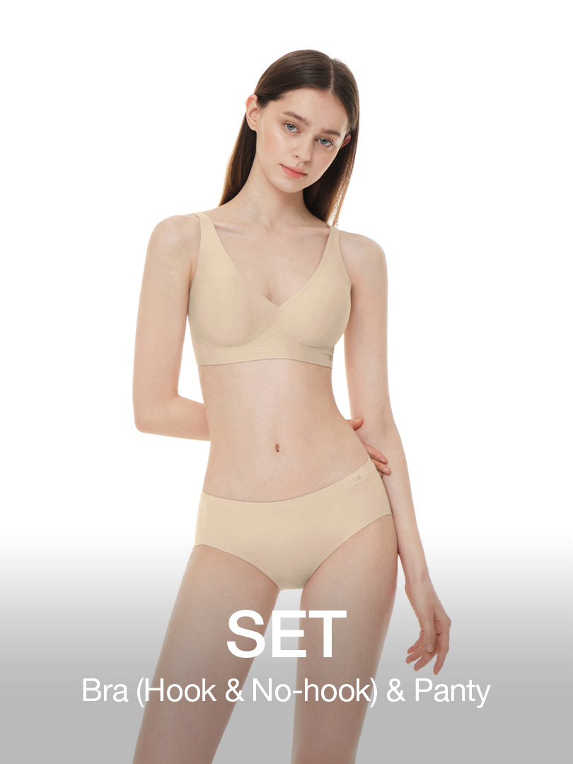 [SET] All-Day Fit Bra (Hook & No-hook) & Panty