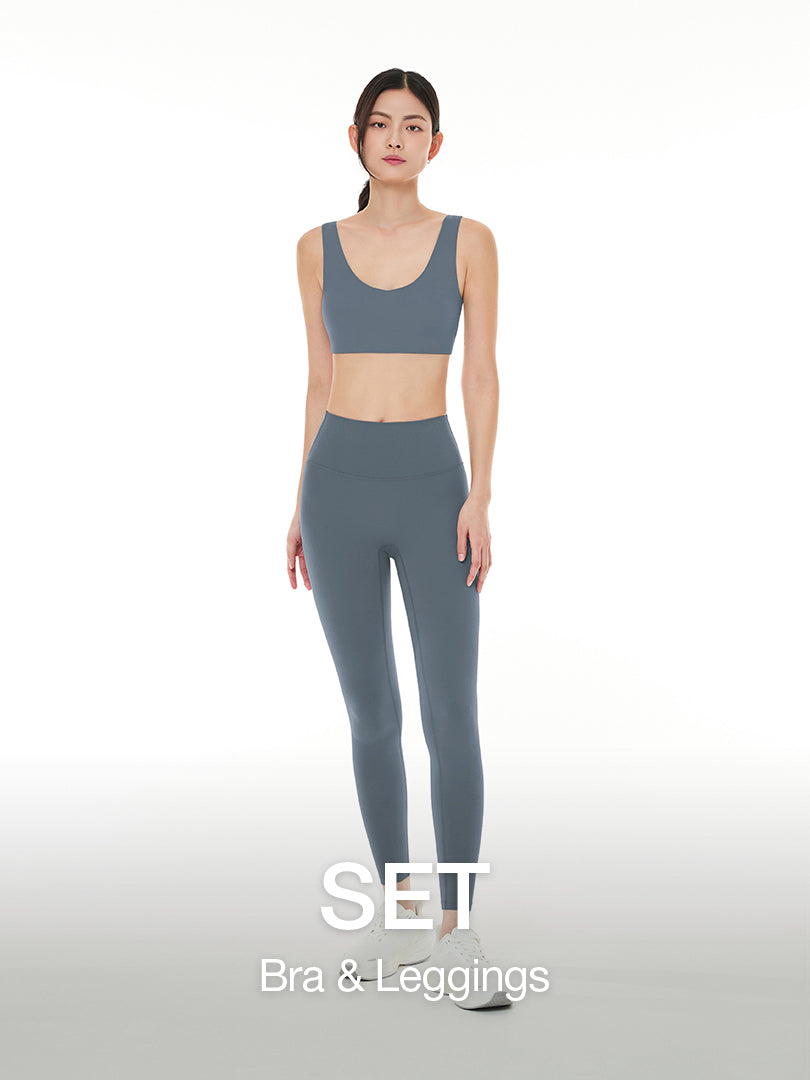 [SET] Airywin Leggings & All Day Bra Set