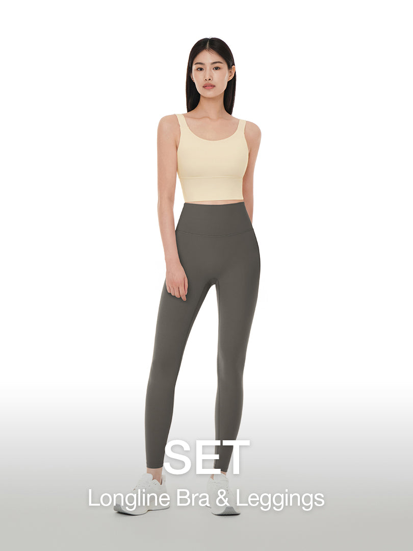 [SET] Be-Free All Day Longline Bra & Airywin Signature Leggings