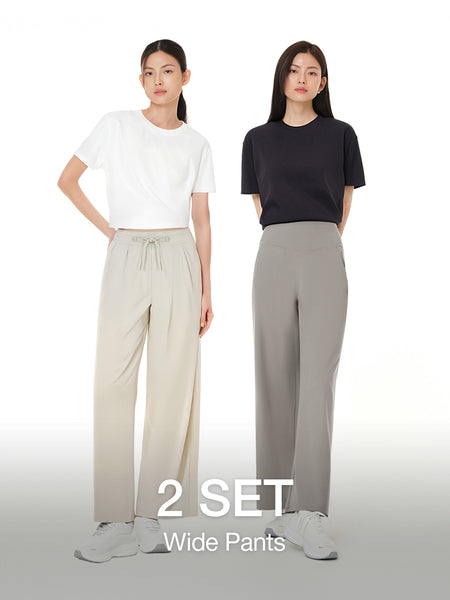 [2 SET] Airst & Airywin Wide Pants