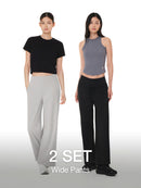 [2 SET] Airywin Wide Pants