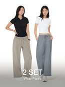 [2 SET] Airst Wide Pants