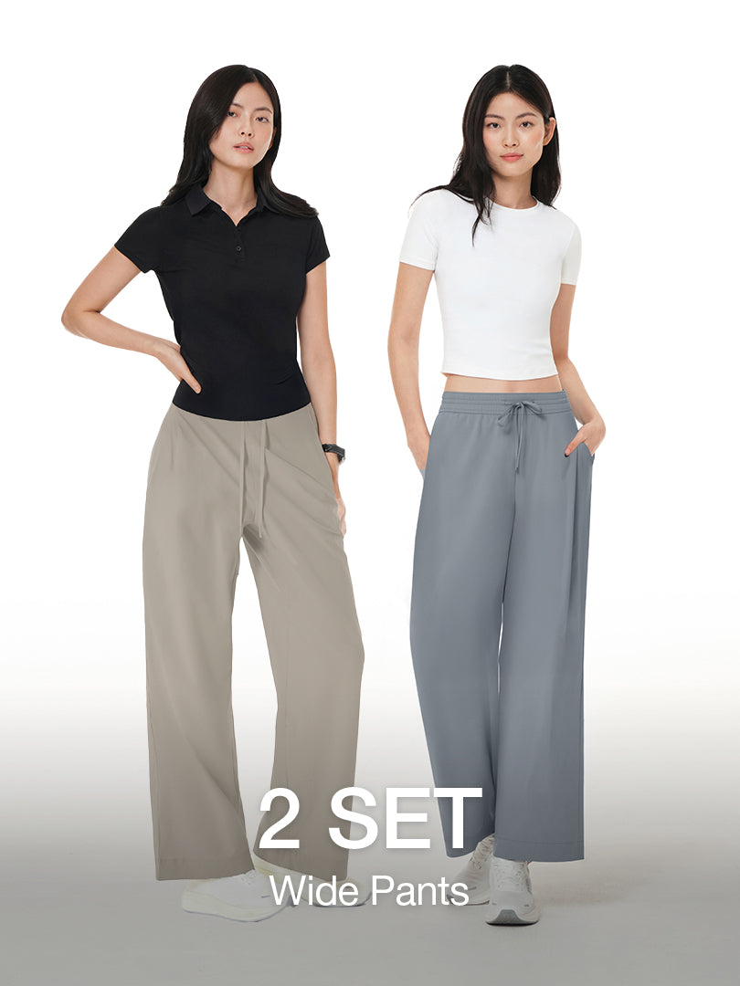 [2 SET] Airst Wide Pants