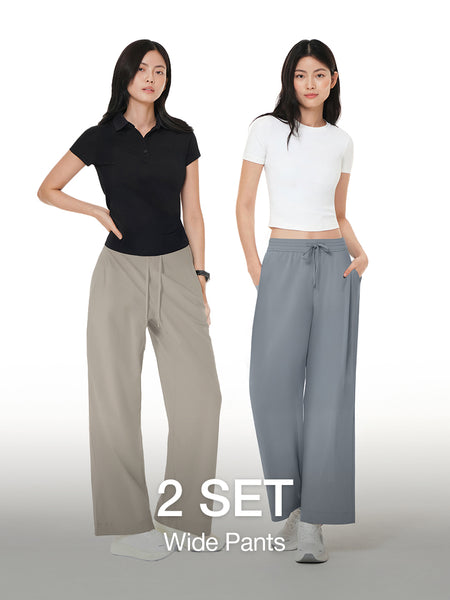[2 SET] Airst Wide Pants