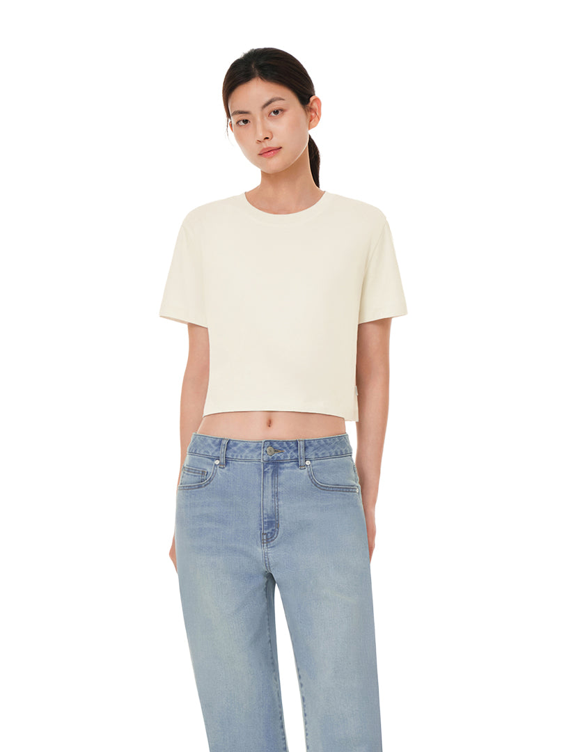 [OUTLET] Airessential Cropped Short Sleeve