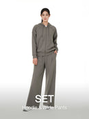 [SET] mildmooth Full-Zip Hoodie & Wide Pants