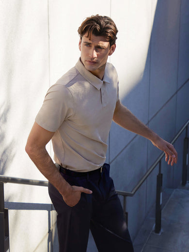 Men's Airy Fit Short Sleeve Polo Shirt