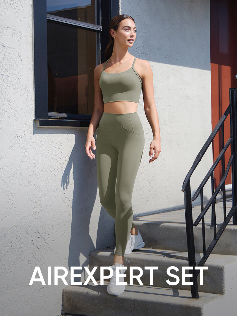 [SET] Airexpert Y Bra & Leggings