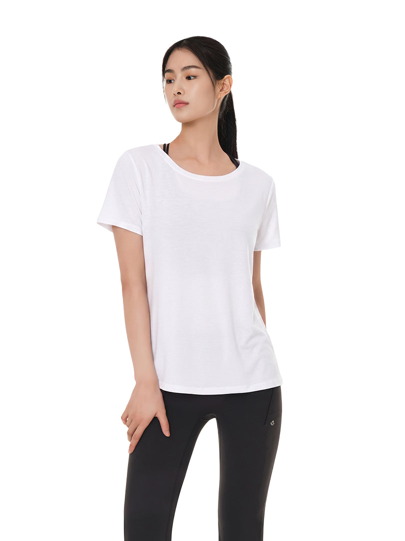 Lyocell Sustainable Seamless Short Sleeve