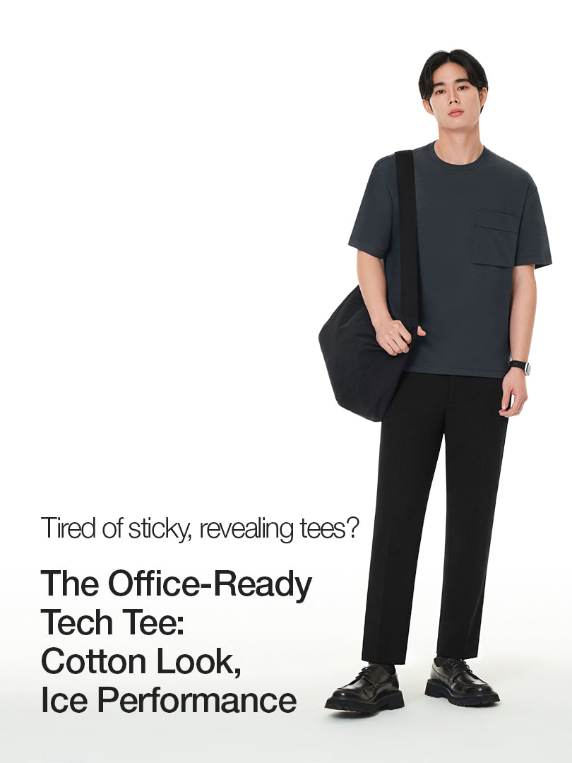 [2 SET] Men's Stay-Cool Pocket Short Sleeve