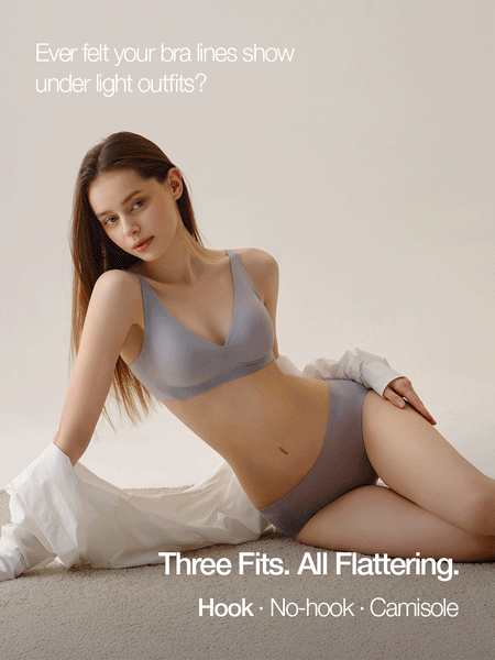 [2&1] All-Day Fit Bra (Hook & No-hook) & Camisole