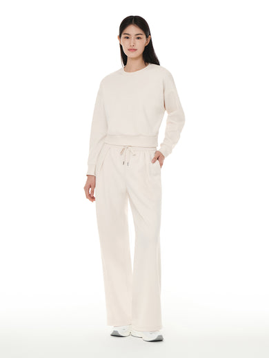 Mildmooth Oversized Fit Cropped Sweatshirt