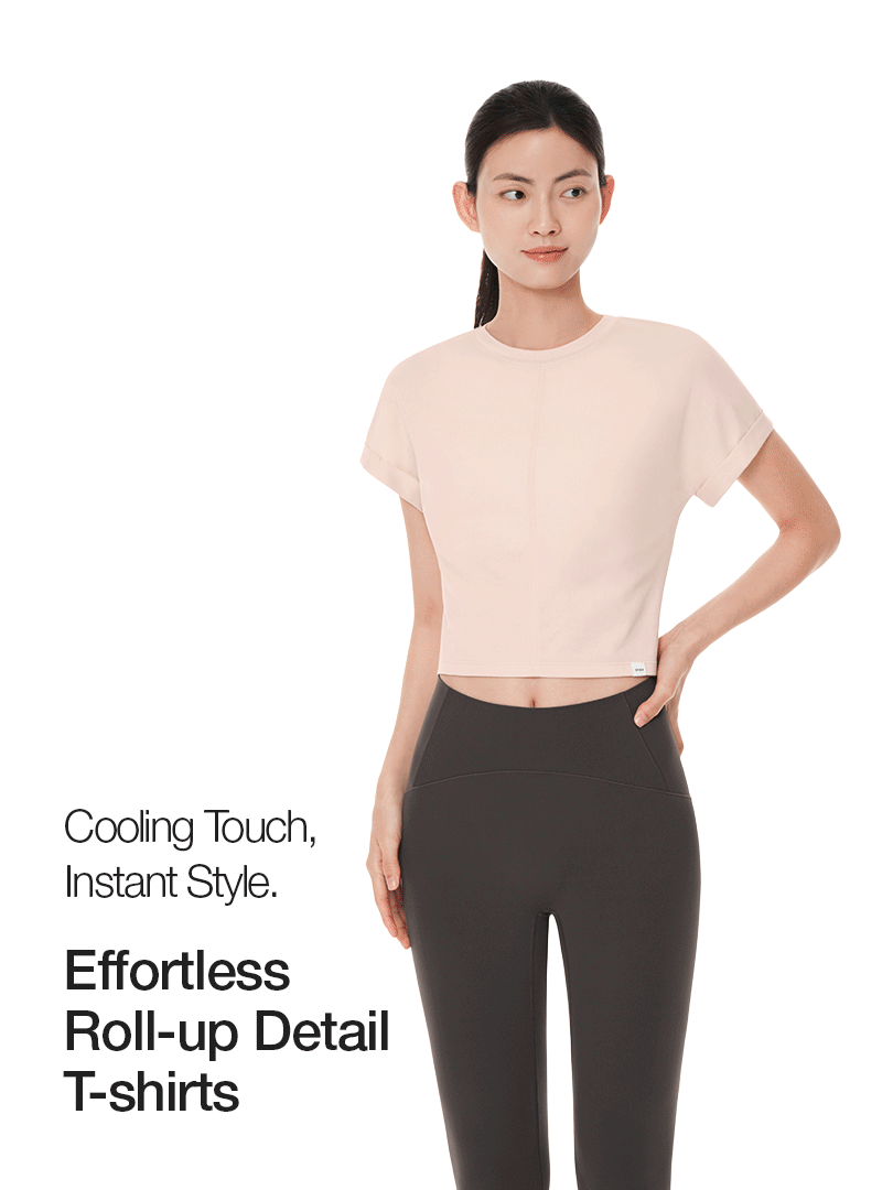 Cotton Roll-Up Short Sleeve Cover-Up