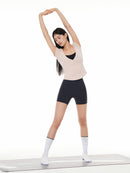 Fresh Ribbed Wrap Short Sleeve