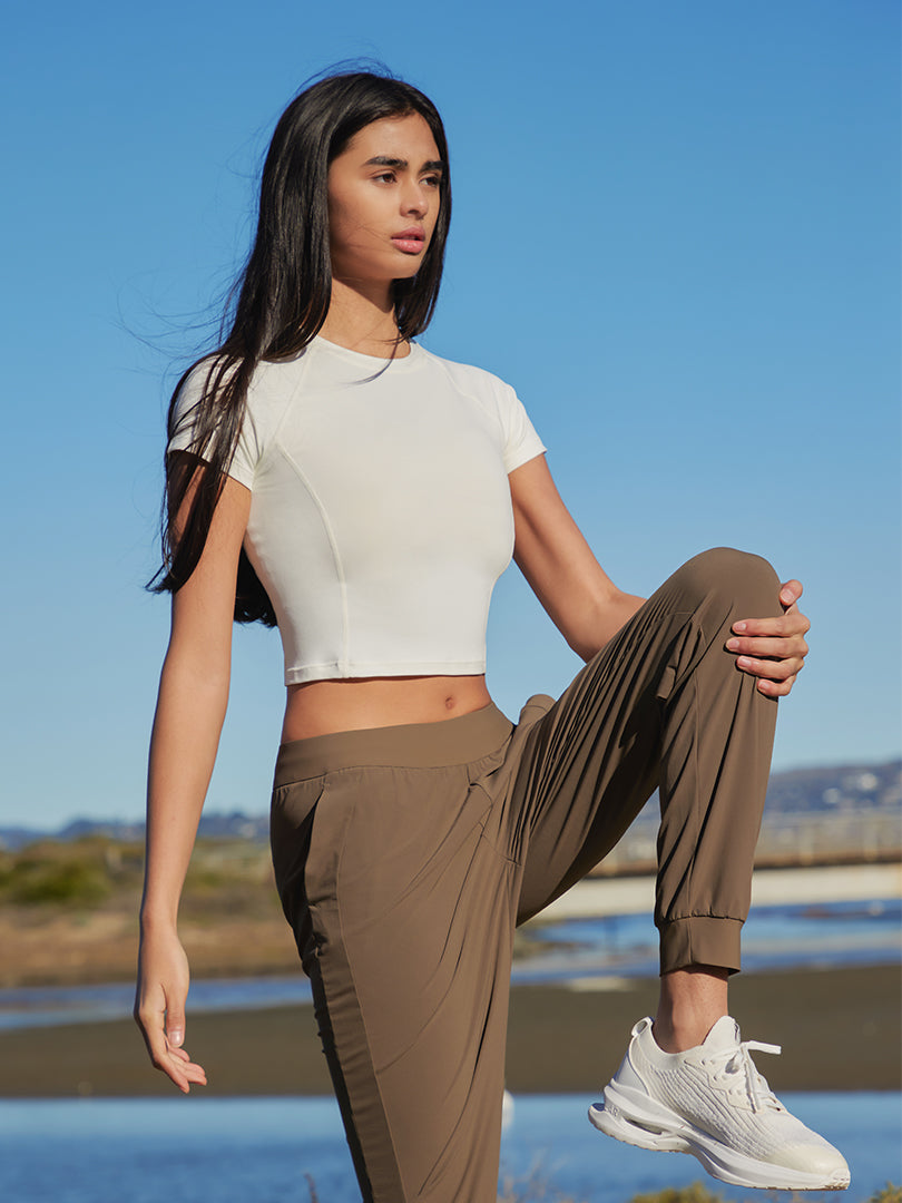 Airtouch Pace Cropped Short Sleeve