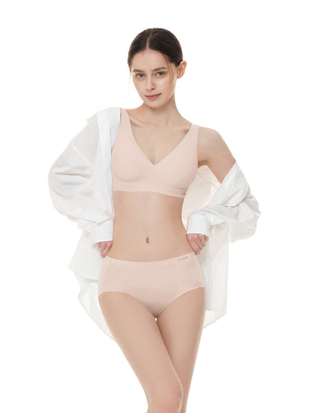 [2 SET] All-Day Fit Cooling Hook & Eye Bra (Built-In Pads)