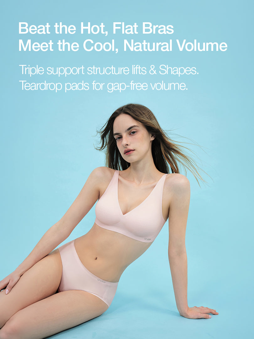 [SET] NEW All-Day Fit Cooling Bra (Hook & No - Hook) & Panty