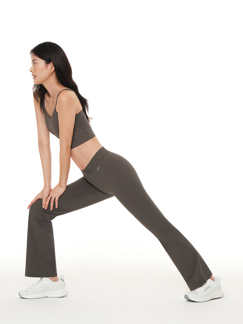 [SET] Airywin Pinstripe Set (Leggings & Sports Bra)