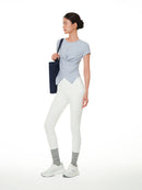 soft modal Cross Wrap Short Sleeve