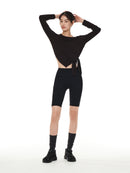 [OUTLET] Side Slit Long Sleeve