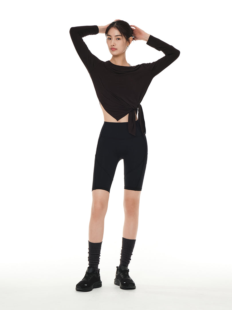 [OUTLET] Side Slit Long Sleeve